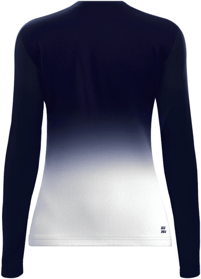 Футболка с длинным рукавом женская Bidi Badu Crew Gradiant LS, арт. W1330001-DBLWH