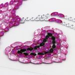 Наклейки готовые из страз ФЛАМИНГО, 8 декоративных элементов, 9,5х15,5 см, ОСТРОВ СОКРОВИЩ, 661565