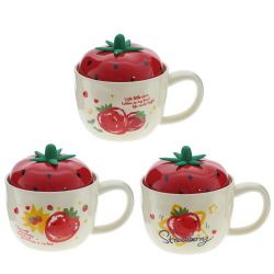 GAEM Кружка с крышкой, 300 мл, L14 W10 H12 см, 3в.