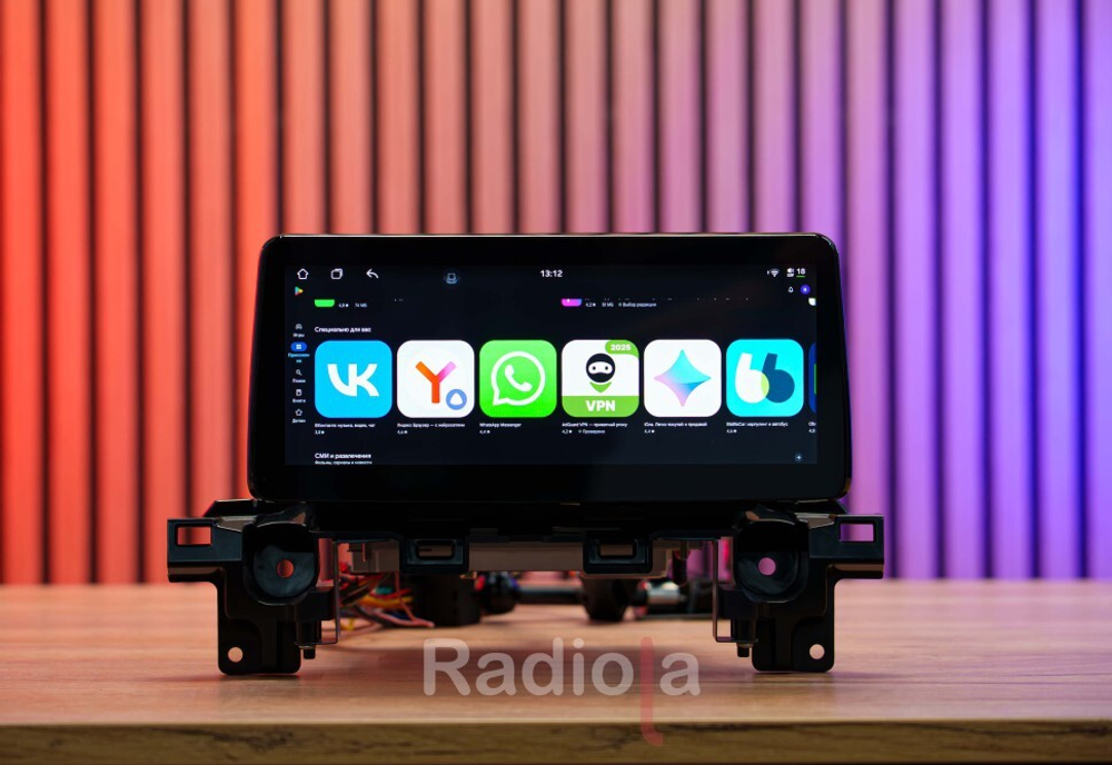 Магнитола для Mazda CX-5 2017-2024+ - Radiola RDL-MazdaCX5 экран 10.25" на Android 13, UIS7870, 8Гб+256Гб, 4G SIM-слот