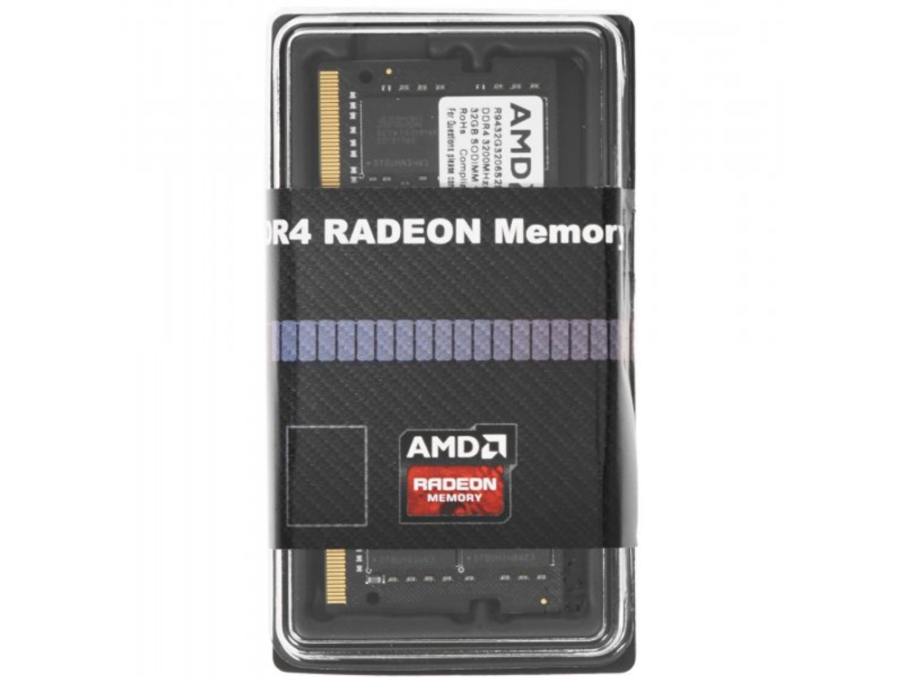 Оперативная память AMD Radeon R9 Gamer R9432G3206S2S-UO, DDR4 1х 32ГБ 3200 МГц, SODIMM, OEM
