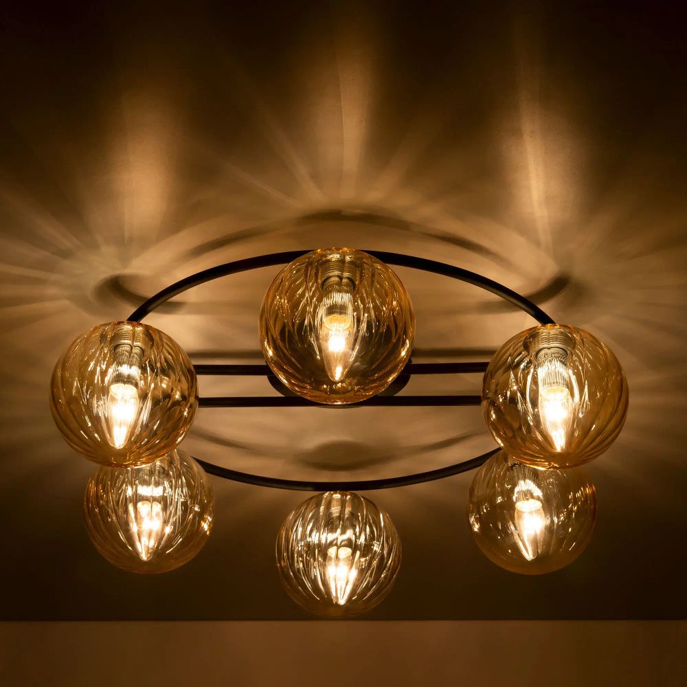 Citilux Эрни CL122165 Люстра потолочная Чёрная