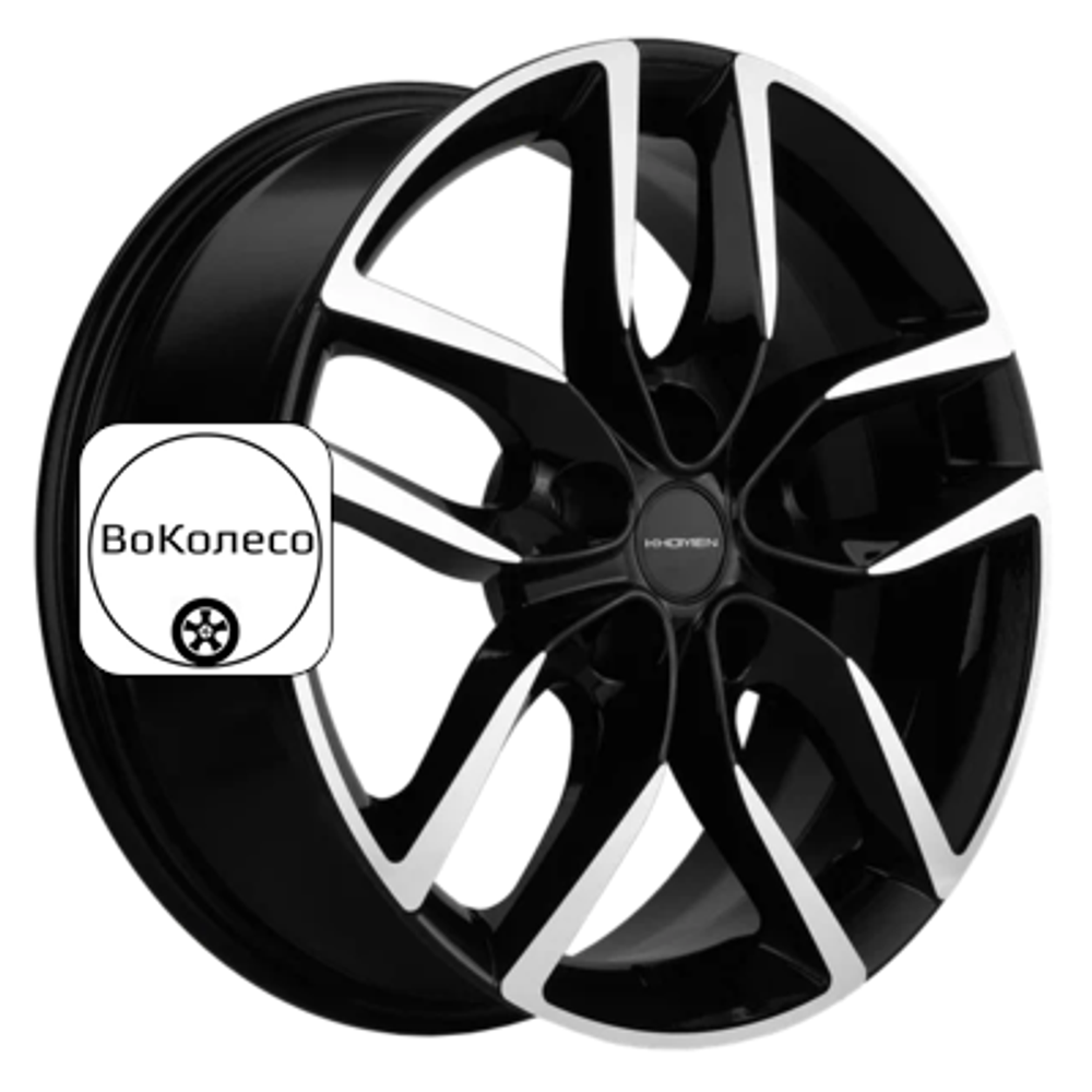6,5x17/5x108 ET33 D60,1 KHW1708 (Chery Tiggo 7pro) Black-FP Khomen Wheels