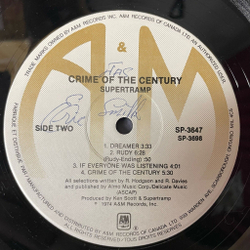 Винтажная виниловая пластинка LP Supertramp Crime Of The Century (Canada 1978)