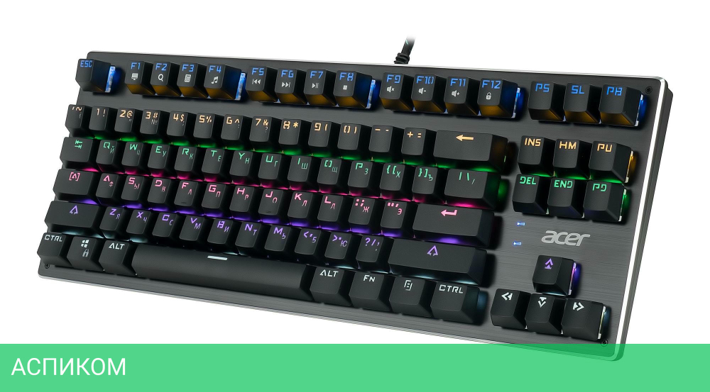 Клавиатура Acer OKW126 черный (ZL.KBDEE.00G)