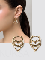 Серьги "Wood Love" Gold