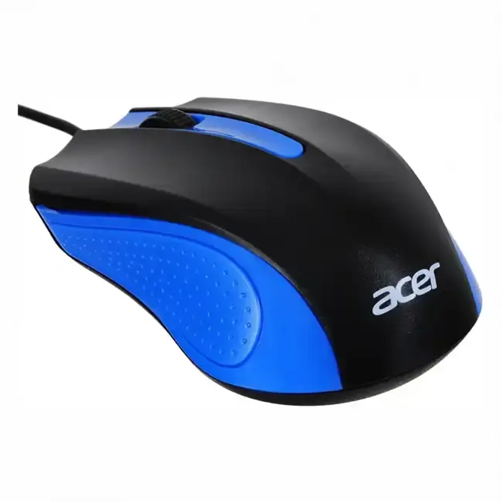 Мышь Acer OMW011 черный/синий оптич. 1200dpi USB 3but (ZL.MCEEE.002)