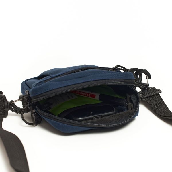 Сумка Pouch GO темно-синяя - фото 4