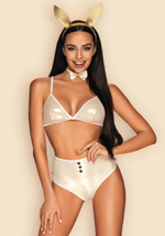 Пикантный игровой костюм зайки Neo Goldes (Размер: S-M) (Цвет: кремовый)