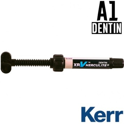 Herculite XRV Dentin A1, шприц (5гр), микрогибридный композит