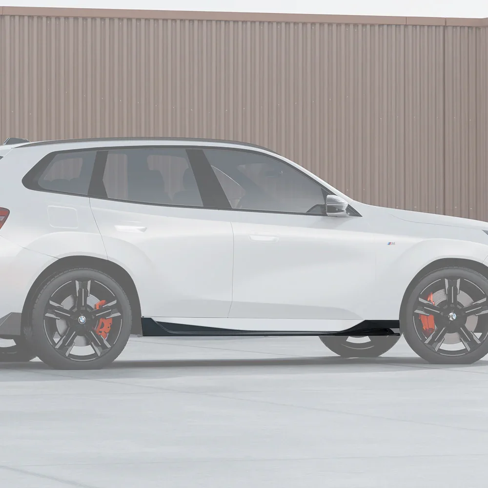 Карбоновые боковые юбки Sooqoo для BMW X3 G45 2025 БМВ аэродинамический тюнинг