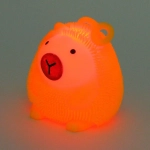 Игрушка «Свинка» Капибара, 7,5 см, с подсветкой, микс