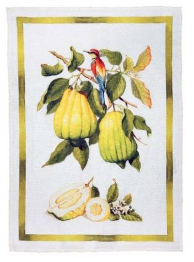Полотенце кухонное 50x70 Tessitura Toscana Telerie Limoncello-Cedro Cream