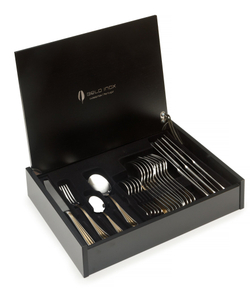 Набор столовых приборов на 6 персон 24 предмета Belo Inox Duo Gold On Design