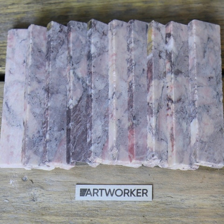 Pink Rose (Пинк роус) - Пиленный мрамор