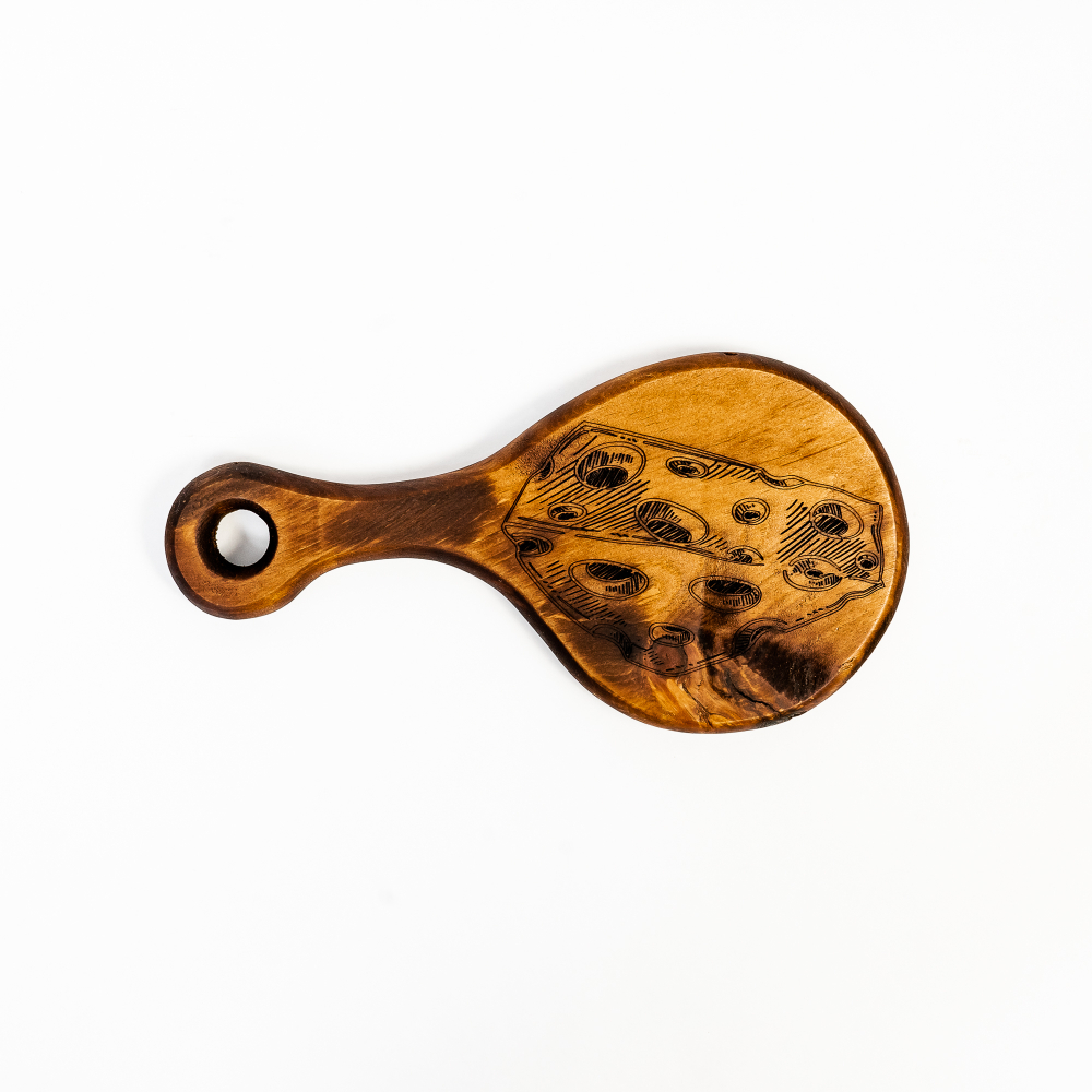 Деревянная доска для сыра из древесины кедра RD36