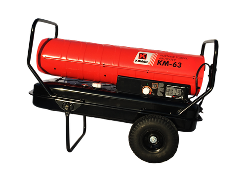 Тепловая пушка дизельная KOMAN KM-63 - прямой нагрев / 63 кВт