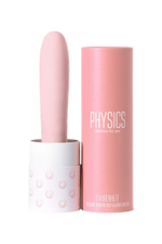 Розовый силиконовый вибратор с функцией нагрева и пульсирующими шариками FAHRENHEIT - 19 см. (Цвет: розовый)