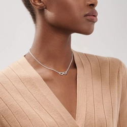 Подвеска из жёлтого золота 18к, Tiffany 💠 Infinity - Limited edition. В наличии
