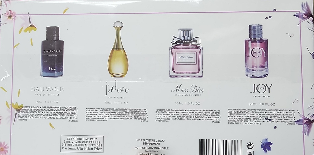 Набор парфюмерии Christian Dior 4*30ml (duty free парфюмерия)