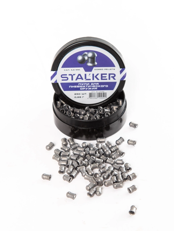 Пульки  STALKER  Domed Pellets ST-DP68, (250 шт./бан., калибр 4,5 мм)