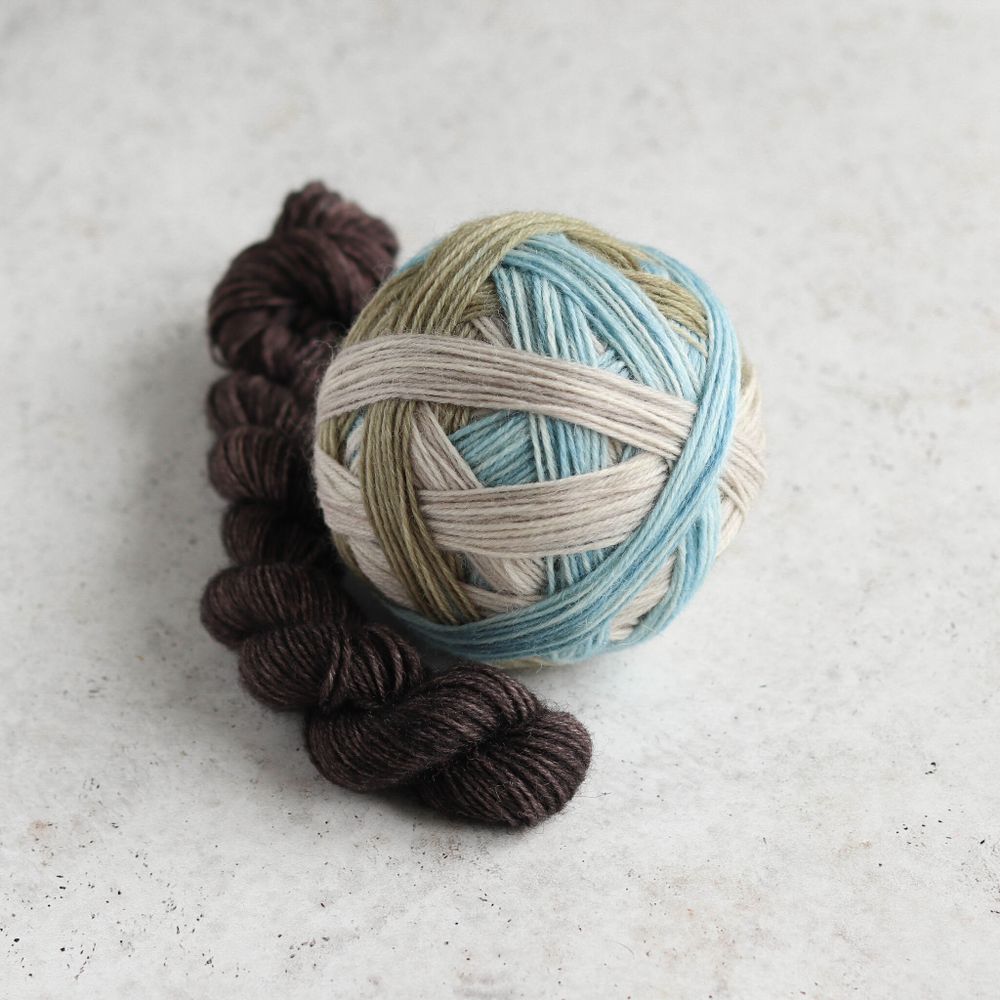 Носочный набор &quot;Полосатик #8&quot; Wool Sock Stu