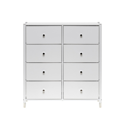 Комод Leset Нирита/Хайди, 8 ящиков, Белый
