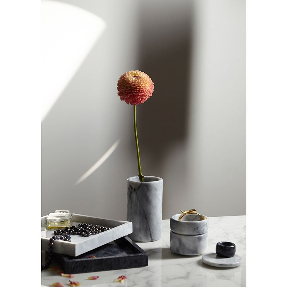 Набор колец для салфеток Marm, Ø5 см, черный мрамор, 2 шт.