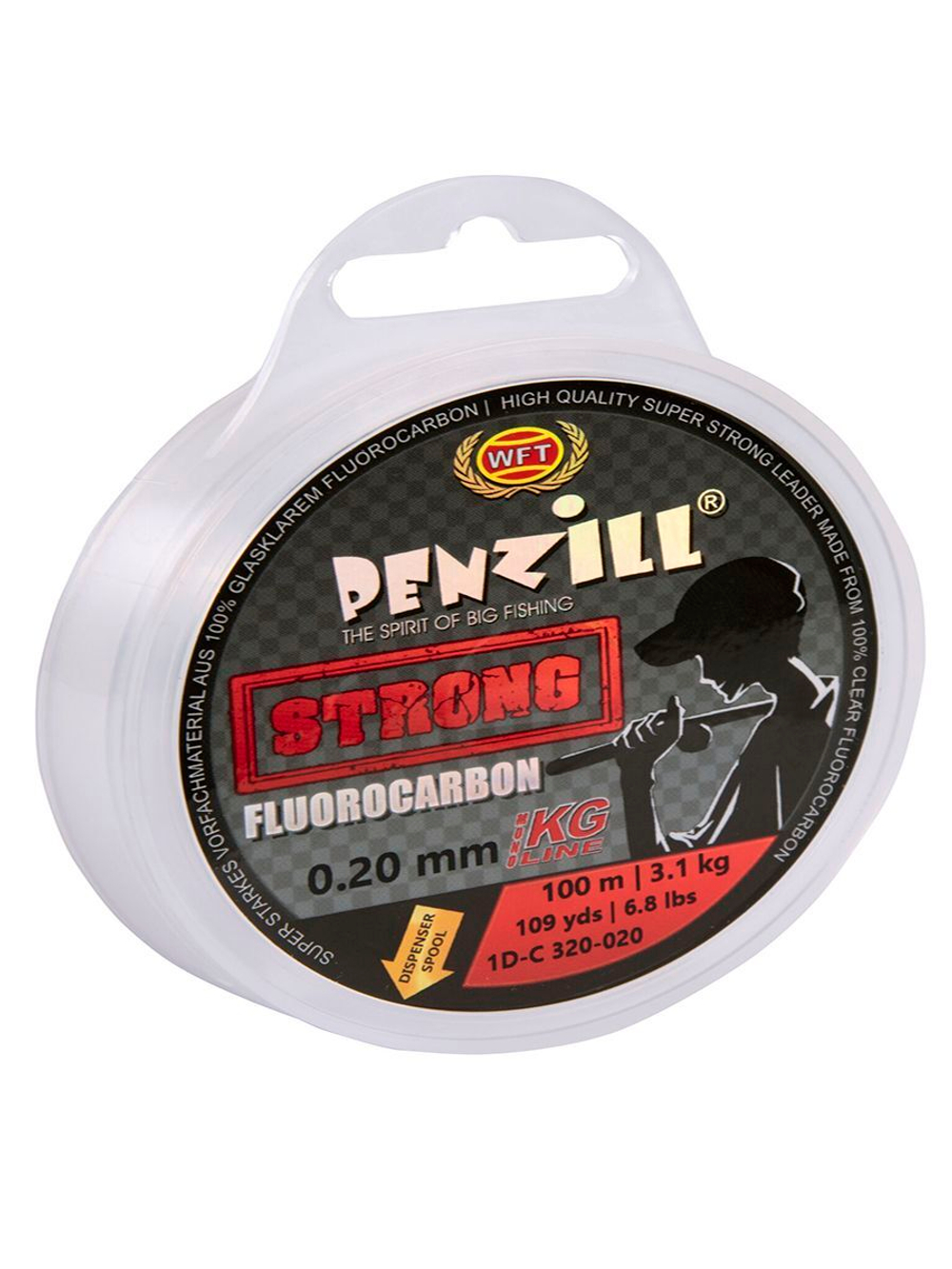 Леска монофильная WFT Penzill FLUOROCARBON Strong 100/035