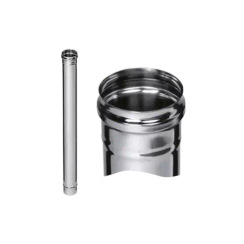 Дымоход Ferrum DN150 1000мм 0,8/430 19185