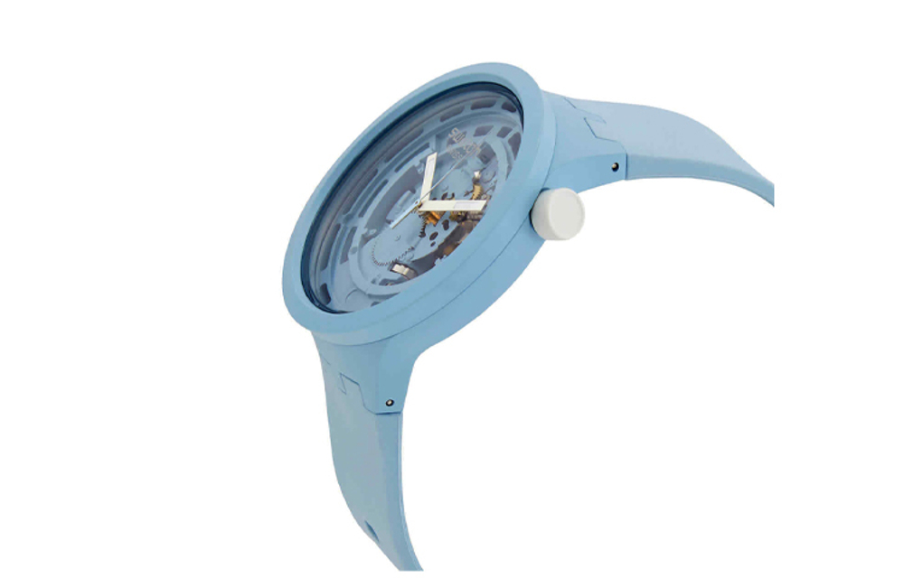 SWATCH Unisex 47mm Blue Watch SB03N100