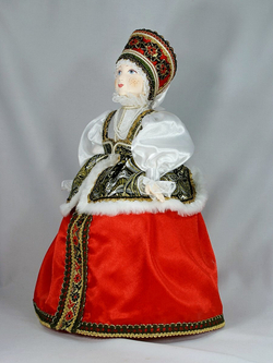 "Кукла на чайник" коллекционная в русском традиционном костюме.