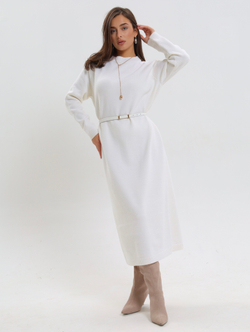 Вязанное платье длинное