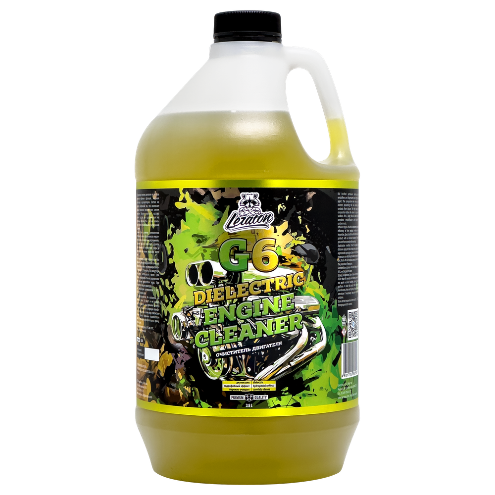 LERATON Очиститель двигателя, диэлектрик G6 3,8 л.