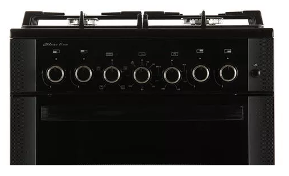 Плита газовая GEFEST ПГЭ 6502-02 0044 (черн.с раст рис)