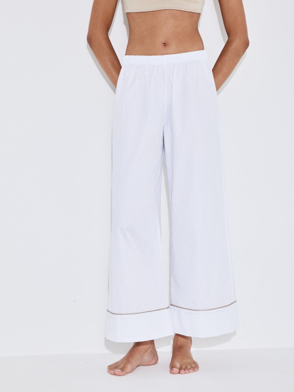 Пижама Suite Pyjama in white (1) рубашка с коротким рукавом + брюки