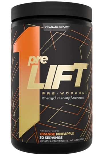Rule One preLIFT 420 gr , Предтренировочный комплекс, Апельсин и Ананас