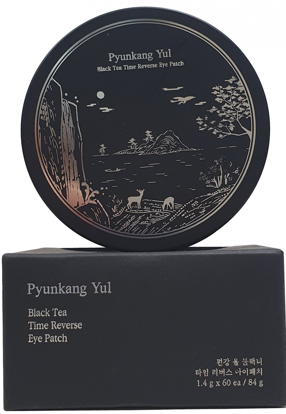 Патчи гидрогелевые омолаживающие с комбучей Pyunkang Yul Black Tea Time Reverse Eye Patch