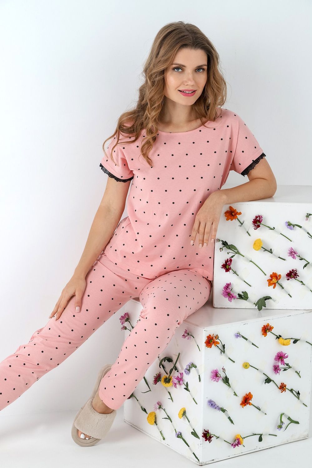 Пижама Джуди-3 Виотекс КОРАЛЛОВЫЙ