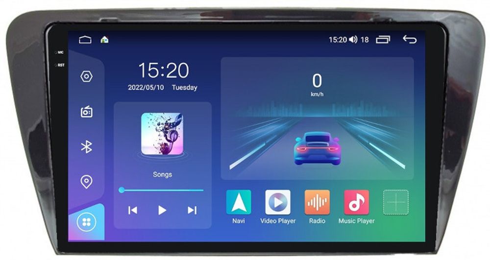 Магнитола для Skoda Rapid 2012-2020 - Parafar PF943LUX1U2K на Android 13, QLED+2K, ТОП процессор, 8Гб+128Гб, CarPlay, 4G SIM-слот