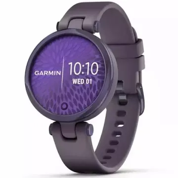 Умные часы Garmin Lily безель цвета полночная орхидея, корпус темная орхидея и силиконовый ремешок