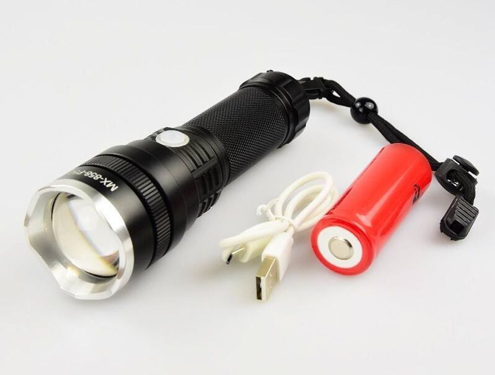 Фонарь LED MX-858-P50 USB