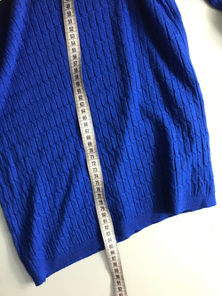 Платье трикотажное, ассиметричное, в ярком цвете 44-46 размер