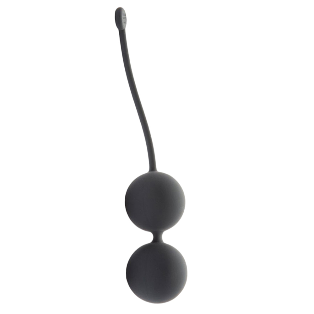 Черные вагинальные шарики 4см Fifty Shades of Grey Tighten and Tense Silicone Jiggle Balls