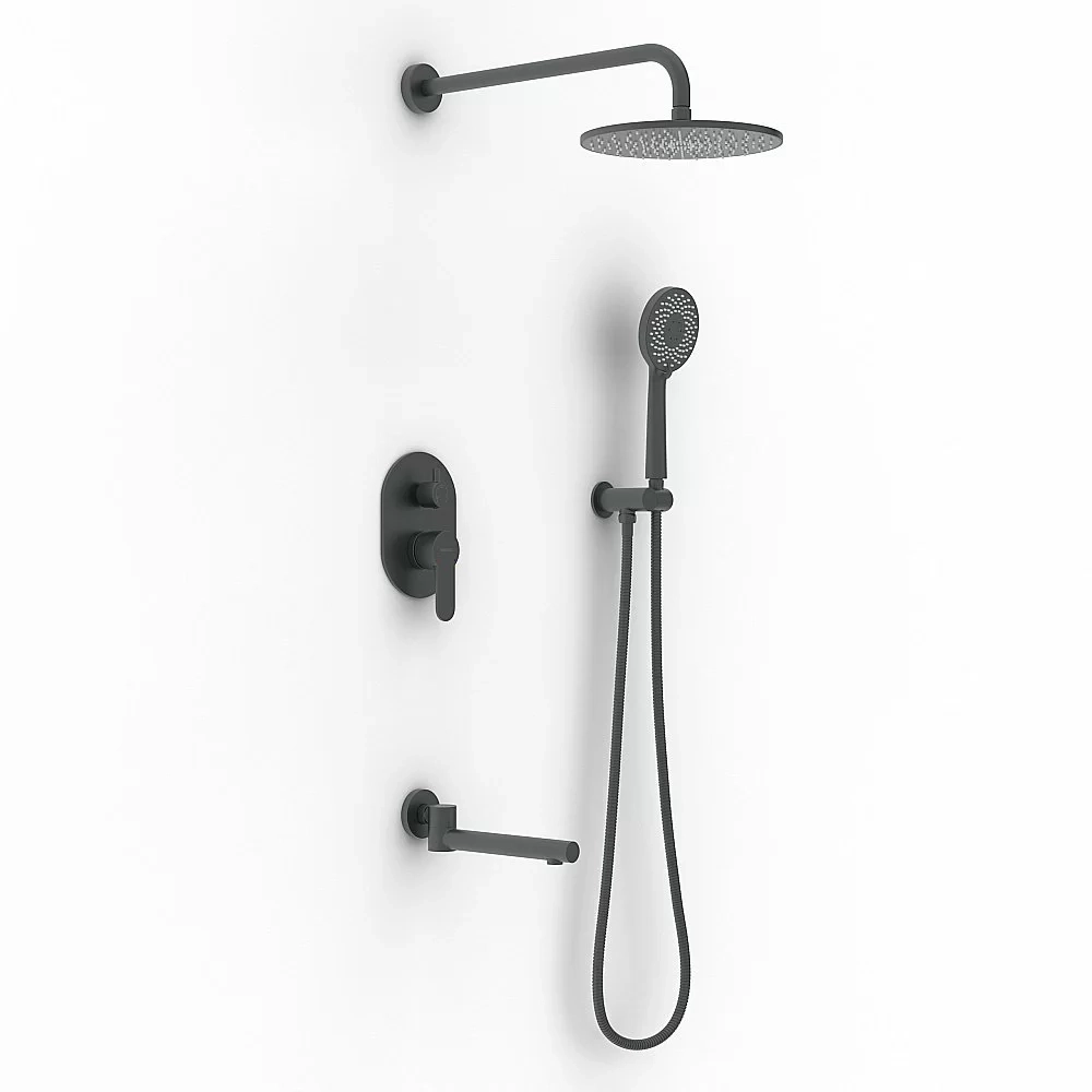 Душевая система BERGES NARDIS 3R 071014 черный матовый