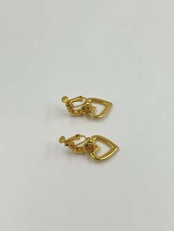 Клипсы с подвесками Сердце Moschino