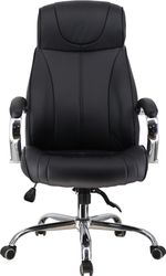 Кресло руководителя Everprof Forum TM Экокожа Черный