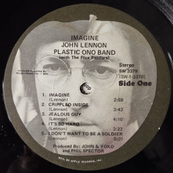 Винтажная виниловая пластинка LP John Lennon Imagine (USA 1971)