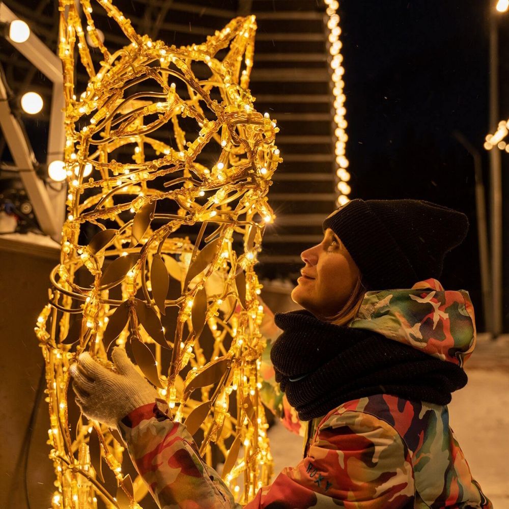 Светодиодная фигура "Лиса"