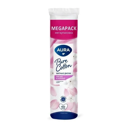 Ватные диски Aura 150 шт
